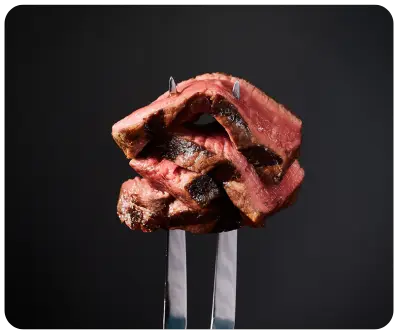 Steak as it should be.