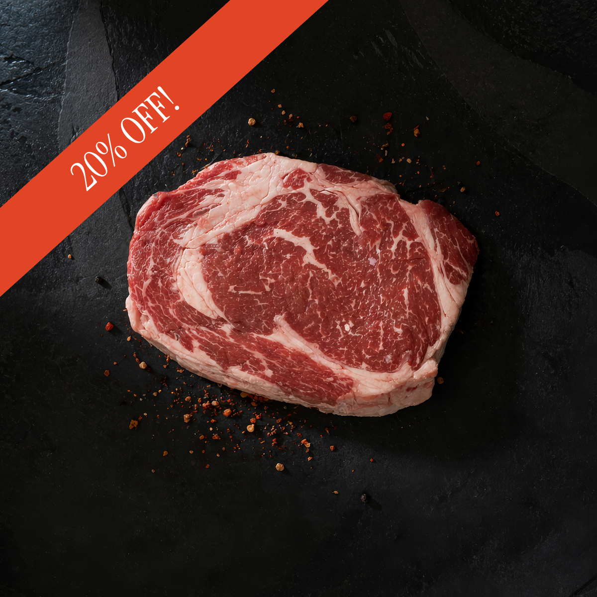 USDA Choice Angus Ribeye Steak 12oz