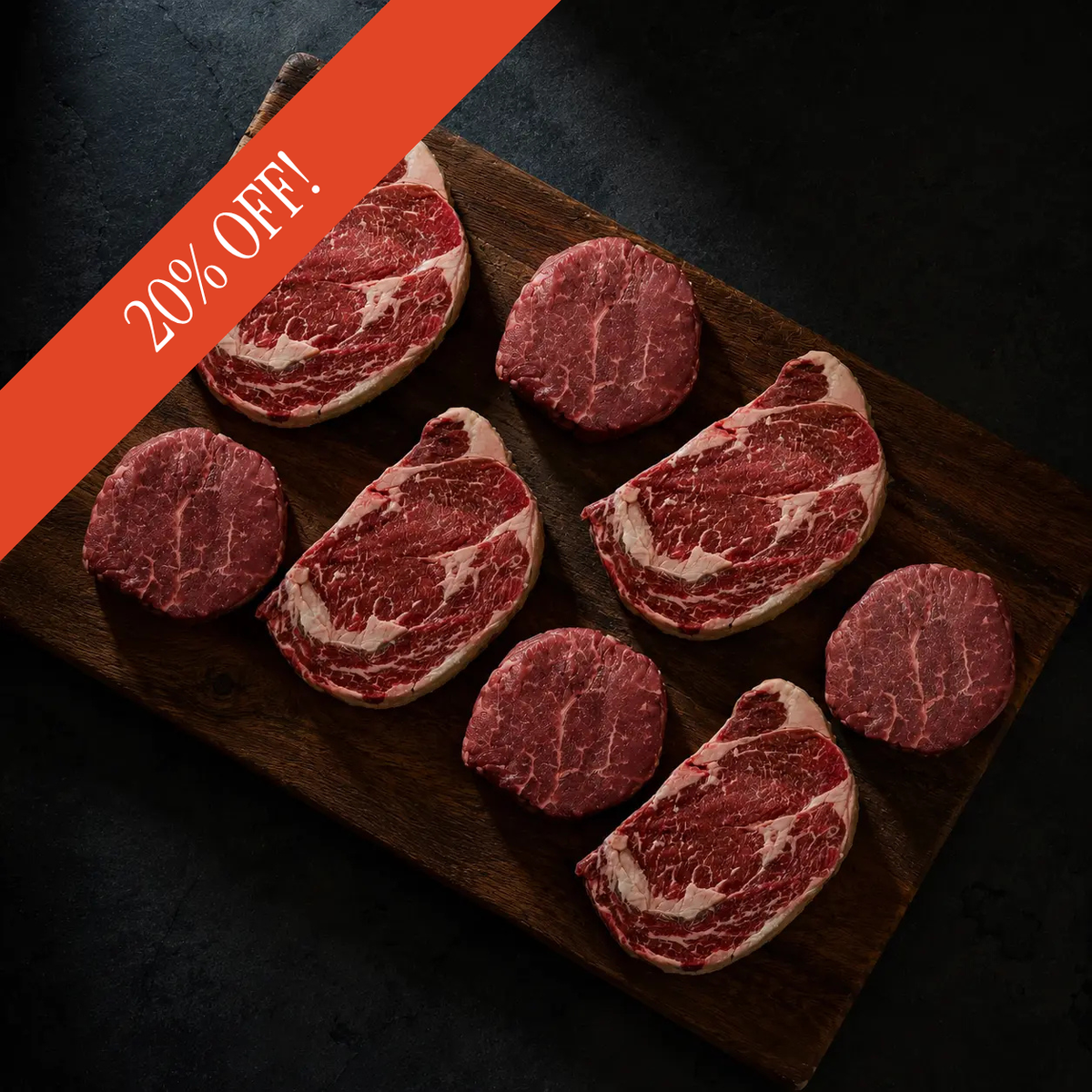 USDA Choice Angus Steak Duo Box