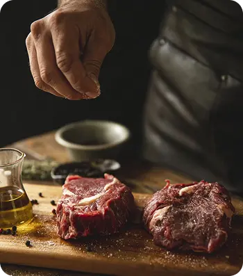 Steak as it should be.